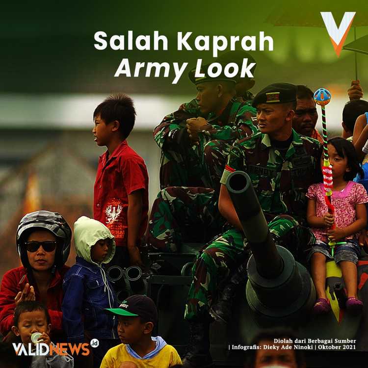 Salah Kaprah Army Look