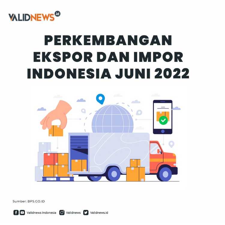 PERKEMBANGAN EKSPOR DAN IMPOR INDONESIA JUNI 2022